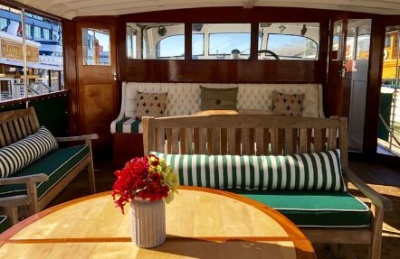 NYC yacht 66 after deck table